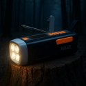 Adler AD 1920 Radio Awaryjne Panel Słoneczny/ Korbka/ Powerbank 4500 mAh Czarny