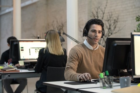 EPOS ADAPT 261 Zestaw słuchawkowy Bezprzewodowy Opaska na głowę Biuro/centrum telefoniczne USB Type-C Bluetooth Czarny