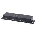 LogiLink UA0148 huby i koncentratory 480 Mbit/s Szary