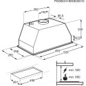 AEG DGB2531M Wbudowany Stal nierdzewna 440 m3/h