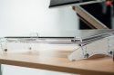 BakkerElkhuizen FlexDesk 640 deska z klipsem na dokumenty Plastik, Guma, Stal Jasny Szary, Przezroczysty