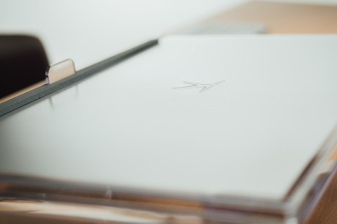 BakkerElkhuizen FlexDesk 640 deska z klipsem na dokumenty Plastik, Guma, Stal Jasny Szary, Przezroczysty