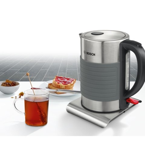 Bosch TWK7S05 czajnik elektryczny 1,7 l 2200 W Czarny, Szary