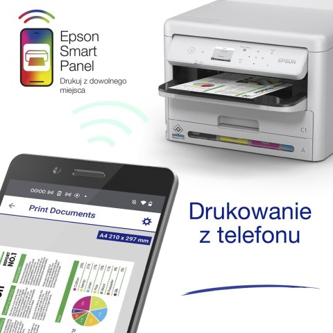 Drukarka atramentowa Epson WF-C5390DW Kolor 4800 x 1200 DPI A4 Wi-Fi