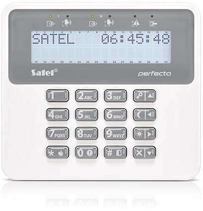 Satel PRF-LCD-WRL inteligentny element smart kontroli centralnej domu