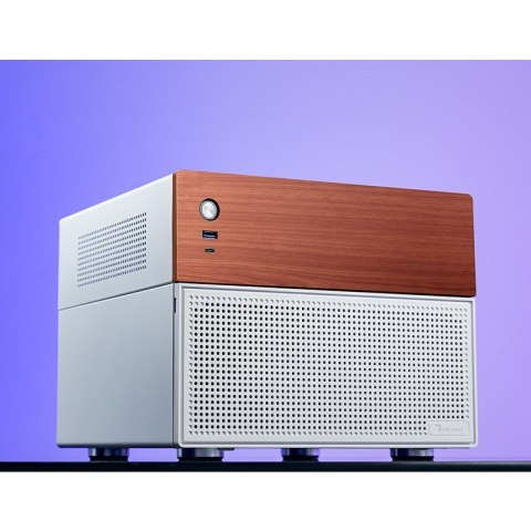 Jonsbo N4 WHITE zabezpieczenia & uchwyty komputerów Micro Tower Biały