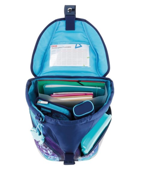 Herlitz SoftLight Plus Greenline Blue Ice zestaw do plecaka szkolnego Dziewczyna Poliester Niebieski, Granatowy (marynarski)