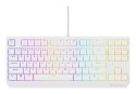 Klawiatura GENESIS Thor 230 TKL Gaming USB QWERTY US English Biały