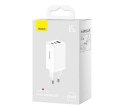 Baseus GaN5 Pro Uniwersalne Biały Prąd przemienny, USB Szybkie ładowanie Wewnętrzna