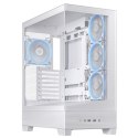 ASUS A31 Plus TG ARGB WHITE Midi Tower Biały