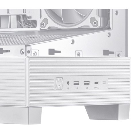 ASUS A31 Plus TG ARGB WHITE Midi Tower Biały