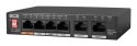 BCS BCS-L-SP04G02G(2) Nie zarządzany Gigabit Ethernet (10/100/1000) Obsługa PoE Desktop Czarny