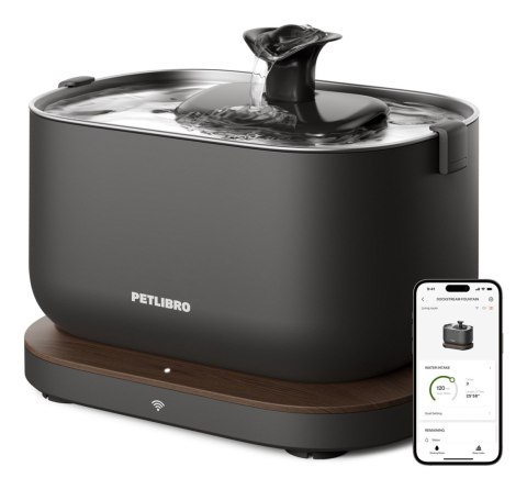 Petlibro Dockstream Smart karmnik / pojnik dla psa lub kota Kopolimer akrylonitrylo-butadieno-styrenowy (ABS), Stal nierdzewna C