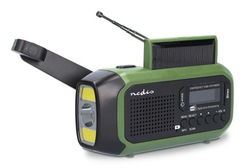 Nedis RDDBCR2000GN radio Przenośny Cyfrowy Czarny, Zielony