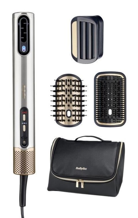 BaByliss AS6555E urządzenie do stylizacji włosów Zestaw do stylizacji włosów Airflow Złoto, Srebrny 2,5 m