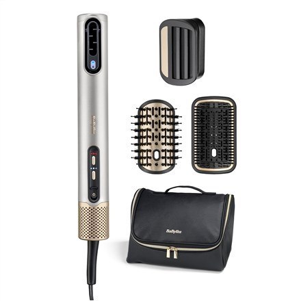 BaByliss AS6555E urządzenie do stylizacji włosów Zestaw do stylizacji włosów Airflow Złoto, Srebrny 2,5 m