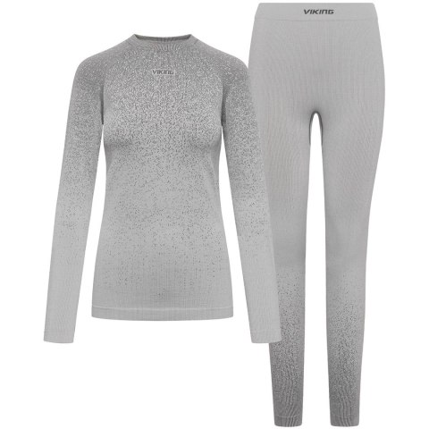 Bielizna damska VIKING Altis Lady Set Merino szara M