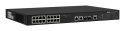 BCS BCS-L-SP1602G-2SFP-M(II) Zarządzany Obsługa PoE 1U Czarny