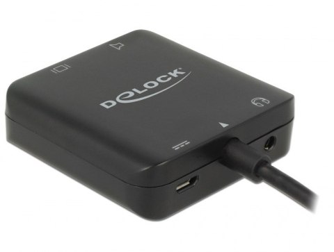 DeLOCK 63276 adapter kablowy HDMI Typu A (Standard) Czarny