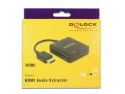 DeLOCK 63276 adapter kablowy HDMI Typu A (Standard) Czarny