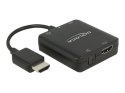 DeLOCK 63276 adapter kablowy HDMI Typu A (Standard) Czarny