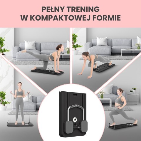 Extralink DESKA DO PILATESU REFORMER DO CWICZEN BRZUCHA POMPKI