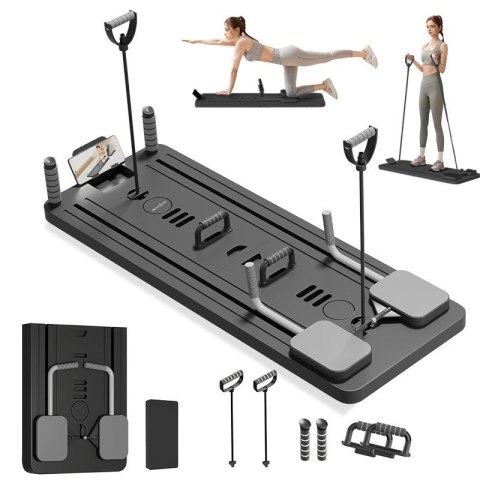 Extralink DESKA DO PILATESU REFORMER DO CWICZEN BRZUCHA POMPKI