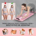 Extralink DESKA DO PILATESU RÓZOWA REFORMER DO CWICZEN BRZUCHA POMPKI