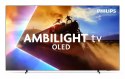 Philips Ambilight 55OLED801/12 Telewizor 139,7 cm (55") 4K Ultra HD Smart TV Wi-Fi Czarny