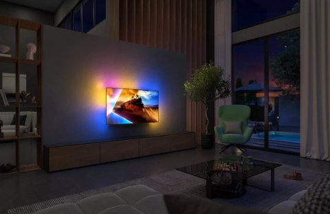 Philips Ambilight 55OLED801/12 Telewizor 139,7 cm (55") 4K Ultra HD Smart TV Wi-Fi Czarny