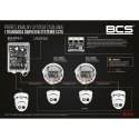 BCS BCS-XPOE3/EXT-PP przedłużacz sieciowy Wzmacniacz sieciowy Czarny 10, 100 Mbit/s