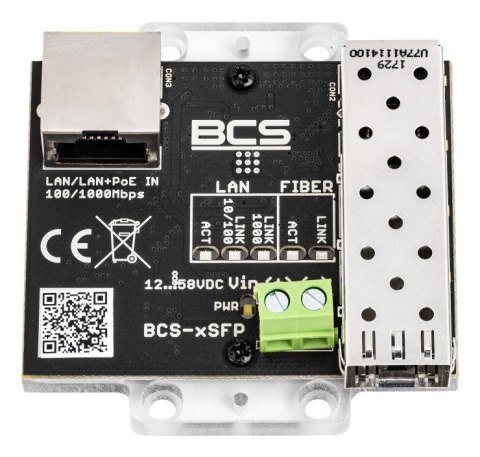 BCS BCS-XSFP konwerter sieciowy Wewnętrzny 1000 Mbit/s