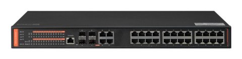 BCS BCS-SP24G04G-4SFP-M przełącznik sieciowy Zarządzany Gigabit Ethernet (10/100/1000) Obsługa PoE 1U