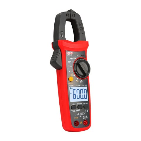 UNI-T UT204R Clamp Meter, CAT II / CAT III, Frequency, Temperature, Continuity, Diode and Resistance Measurement