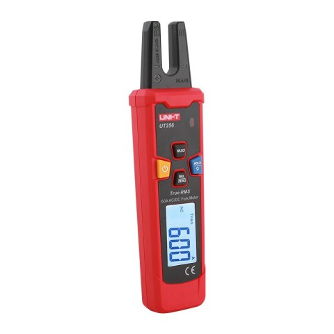 UNI-T UT256 Fork-Type Clamp Meter, 60 A AC/DC, NCV, True RMS