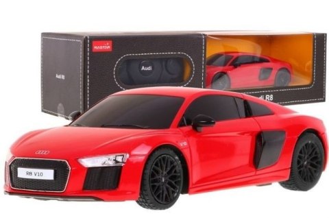 Audi R8 1:24 RTR (zasilanie na baterie AA) - Czerwony