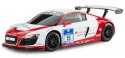 Audi R8 LMS 1:18 RTR z prawdziwą kierownicą (zasilanie na baterie AA) - Biały