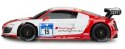 Audi R8 LMS 1:18 RTR z prawdziwą kierownicą (zasilanie na baterie AA) - Biały