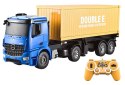 Ciężarówka kontenerowa Mercedes-Benz 1:20 2.4GHz (dźwięki i światła, otwierane drzwi, odpinana naczepa)