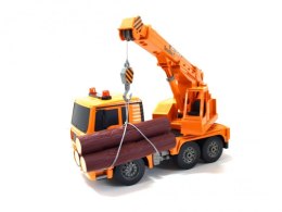 Ciężarówka z dźwigiem 2.4GHz 1:20 (dźwięki i światła, podnoszony i opuszczany dźwig)