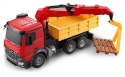 Dźwig Mercedes-Benz Arocs 1:20 2.4GHz RTR (dźwięki i światła, obracane ramię, podnoszona naczepa)