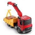Dźwig Mercedes-Benz Arocs 1:20 2.4GHz RTR (dźwięki i światła, obracane ramię, podnoszona naczepa)