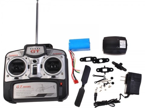 GT Helikopter QS8006 gigant (dł. 134cm, 3.5CH, żyroskop, zasięg do 80m) - Niebieski