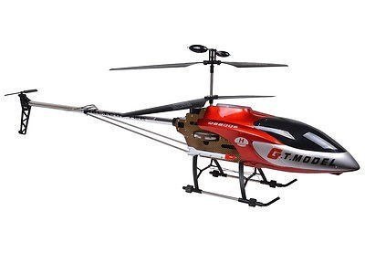 Helikopter QS8006 gigant (dł. 134cm, 3.5CH, żyroskop, zasięg do 80m) - Czerwony