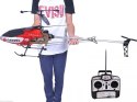 Helikopter QS8006 gigant (dł. 134cm, 3.5CH, żyroskop, zasięg do 80m) - Czerwony