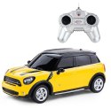 MINI Cooper S Countryman 1:24 RTR (zasilanie na baterie AA) - Żółty