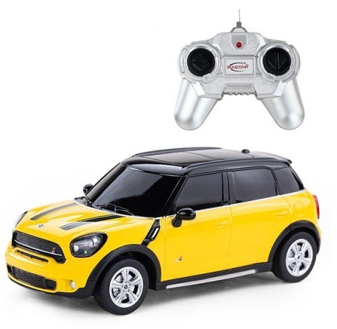 MINI Cooper S Countryman 1:24 RTR (zasilanie na baterie AA) - Żółty