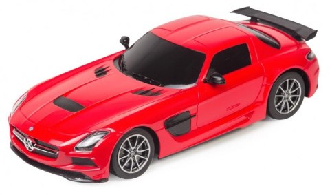 Mercedes-Benz SLS AMG Black series 1:18 RTR (zasilanie na baterie AA) - Czerwony