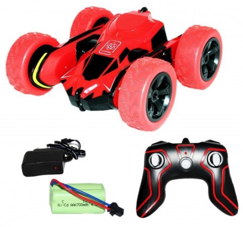 Mini samochód wyczynowy RC 1:28 - Czerwony