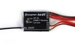 Odbiornik GR-12L 6CH SUMD+T 2.4GHz HoTT